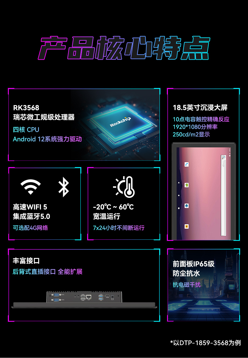 18.5英寸工业平板电脑,高清显示工业触摸一体机,DTP-1859-3568.jpg