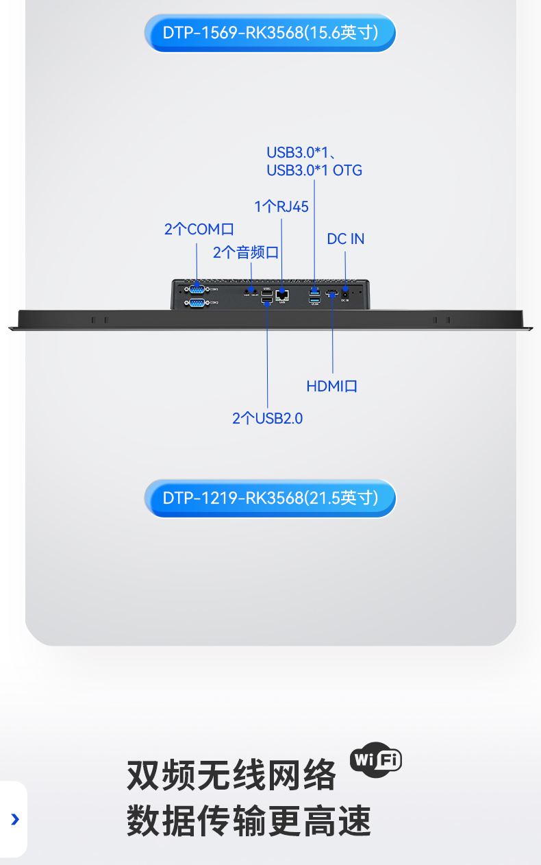 15.6英寸工业触摸一体机,10点电容屏,快递收取设备主机方案,DTP-1569-RK3568.jpg